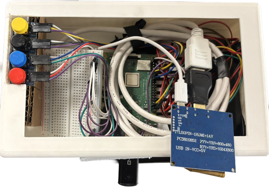 Sematica work in progress — internal wiring and circuitry